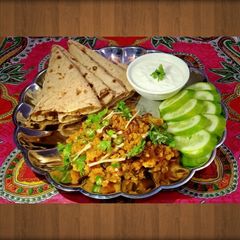 A picture of Highway Dhaba style fried Mong Dal.
