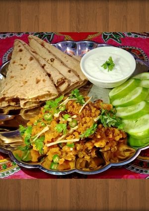A picture of Highway Dhaba style fried Mong Dal.
