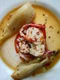 Monkfish Roast Wrapped in Bacon with Fennel