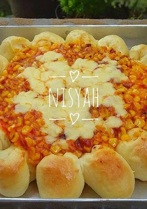 Foto resep Cheesy Bites Pizza ~ Empuk, ulen 10 menit aja. 🍕