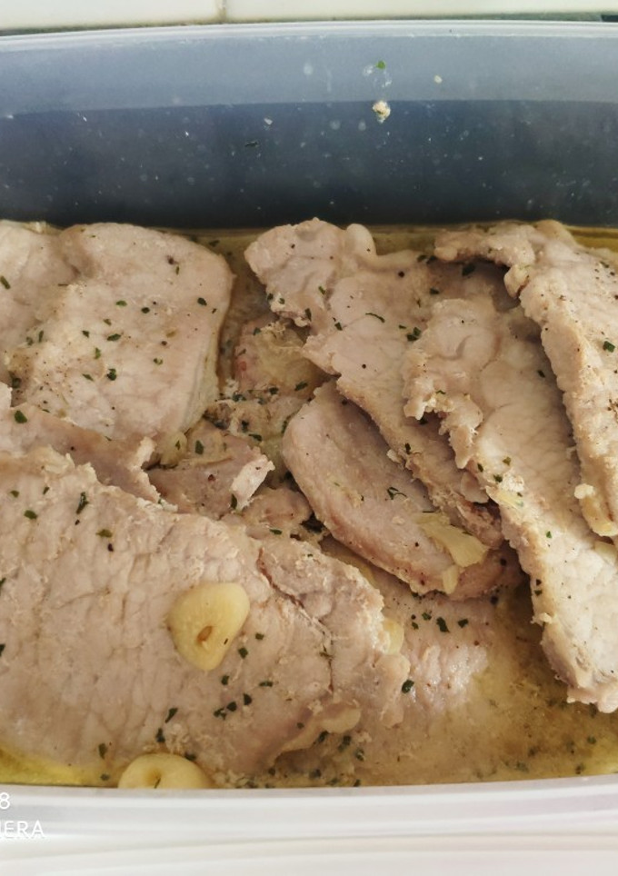 Una foto de Filetes de lomo al ron