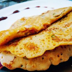 A picture of Aate aur besan ka instant dosa.