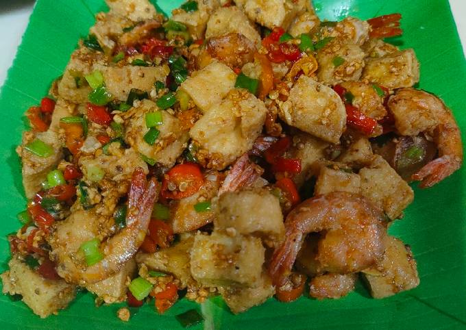 Cara Buat Udang Tahu Cabe Garam Irit Untuk Jualan