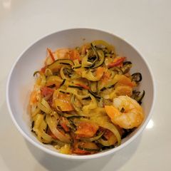 A picture of Shrimp and Pasta.