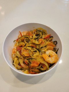 A picture of Shrimp and Pasta.
