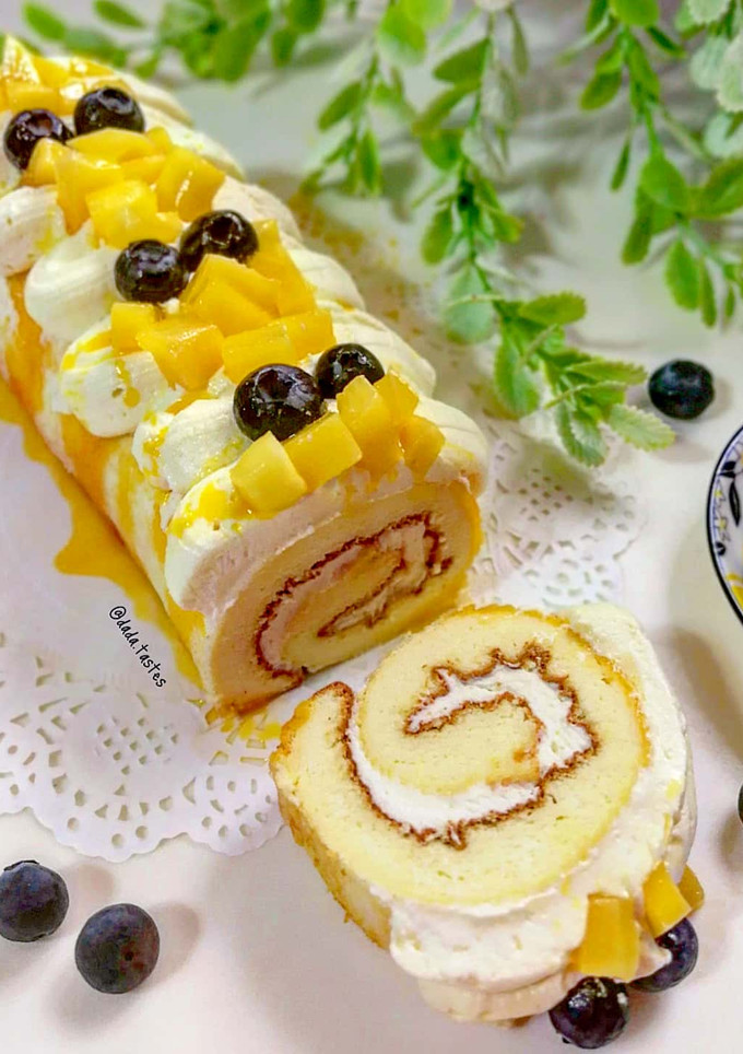 Foto resep Mango Swiss Roll