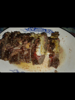 Una foto de Arrollado de carne molida