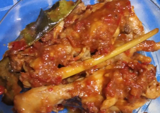 Resep Ayam bumbu rujak Anti Gagal