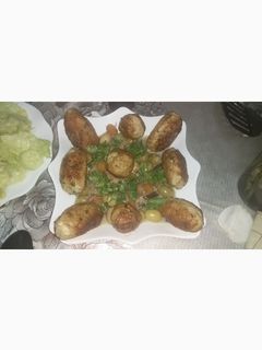 صورة لوصفة طاجين الزيتون مع الدجاج المحشي بالبيض المغلي