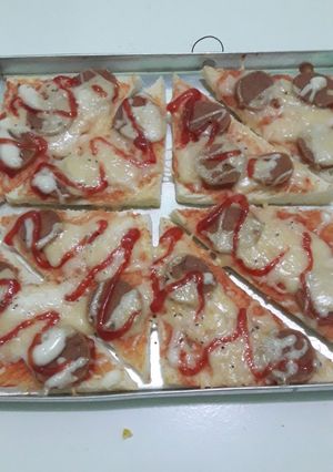 Foto resep Pizza Roti Tawar