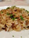 Risotto with Pleurotus Mushrooms
