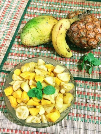 Easy Steps Make Recipes Fruit Salad / Chaat the So Delicious Perfect.