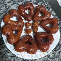 A picture of Healthy ❤ donuts.