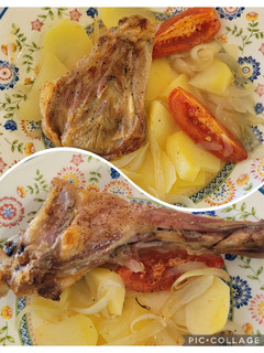 Una foto de Espalda de cabrito al horno de la cocina de Marisa Marcos Ortega