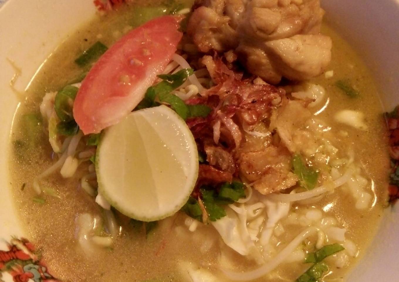 Soto Ayam Bening Ala Indy