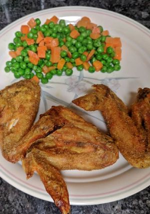 A picture of Dry Curry Wings.