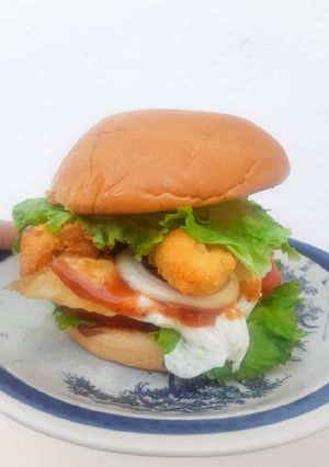 Foto resep Burger simple