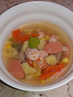 Foto resep Sup sehat kuah udang