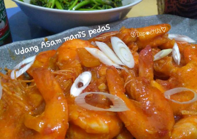 #UDANG ASAM MANIS PEDAS