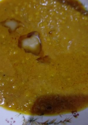 A picture of Tadka daal.