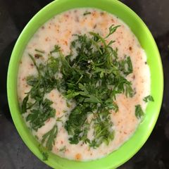 A picture of Raita- Dahi tadka.