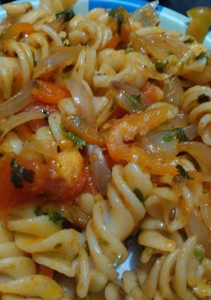 A picture of Healthy pasta #healthyjunior.