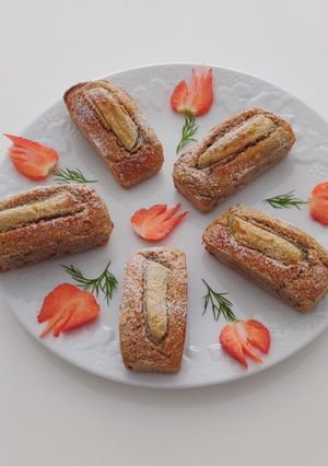 Une photo de Mini cake à la banane