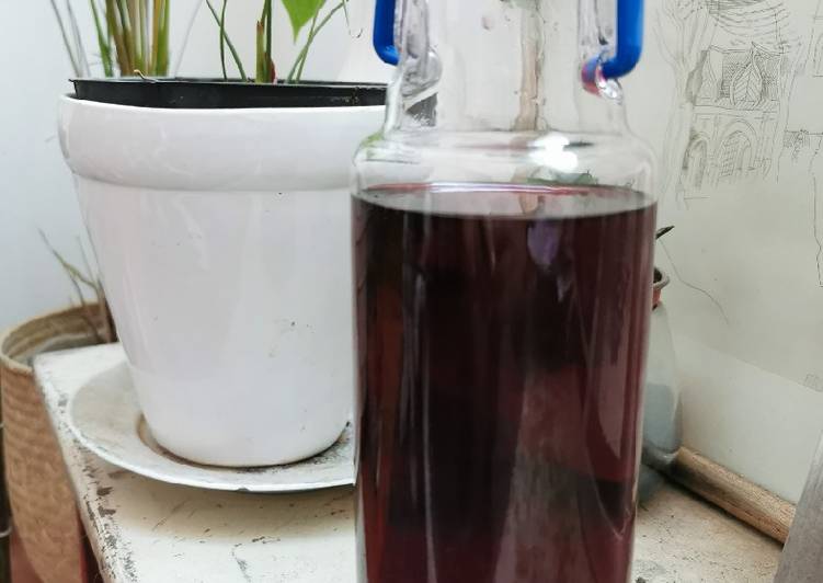 Agua de jamaica (en frío)