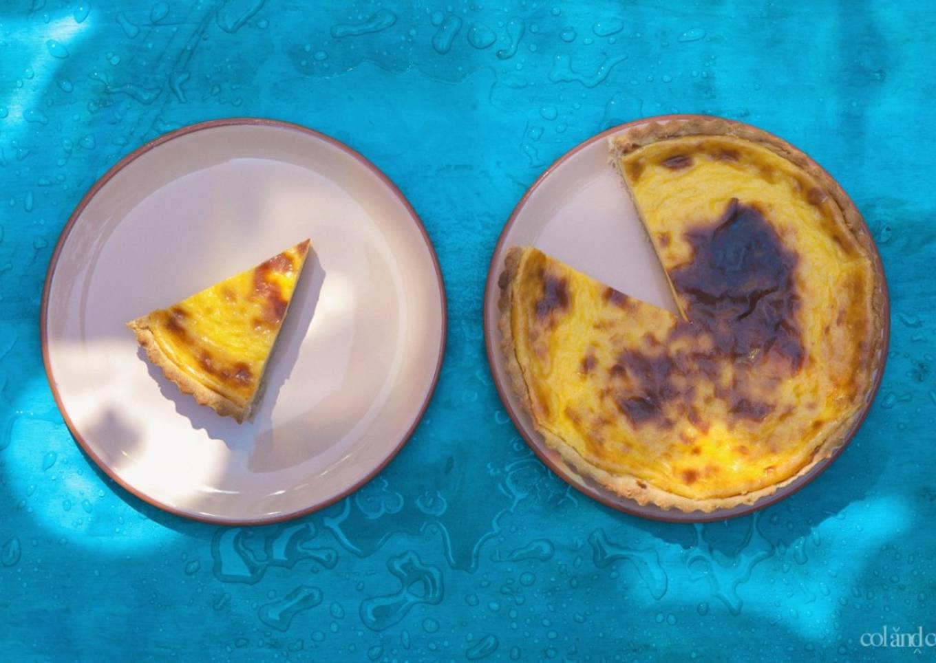 Tarta de crema tostada