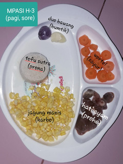 Foto resep MPASI 4* 6m Jagung, hati ayam, tofu sutra