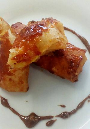 A picture of Turon with Jackfruit.