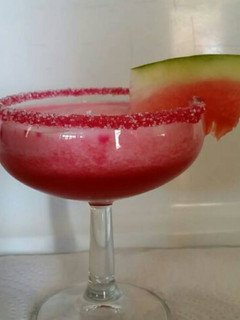 Una foto de Bebida de sandía y melón