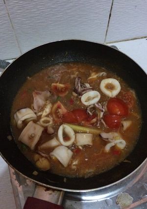 Foto resep Cumi saos tomat