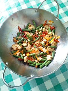 Foto resep Tumis tempe kacang panjang