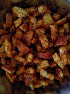 Una foto de "Chips" de pan duro en Airfryer