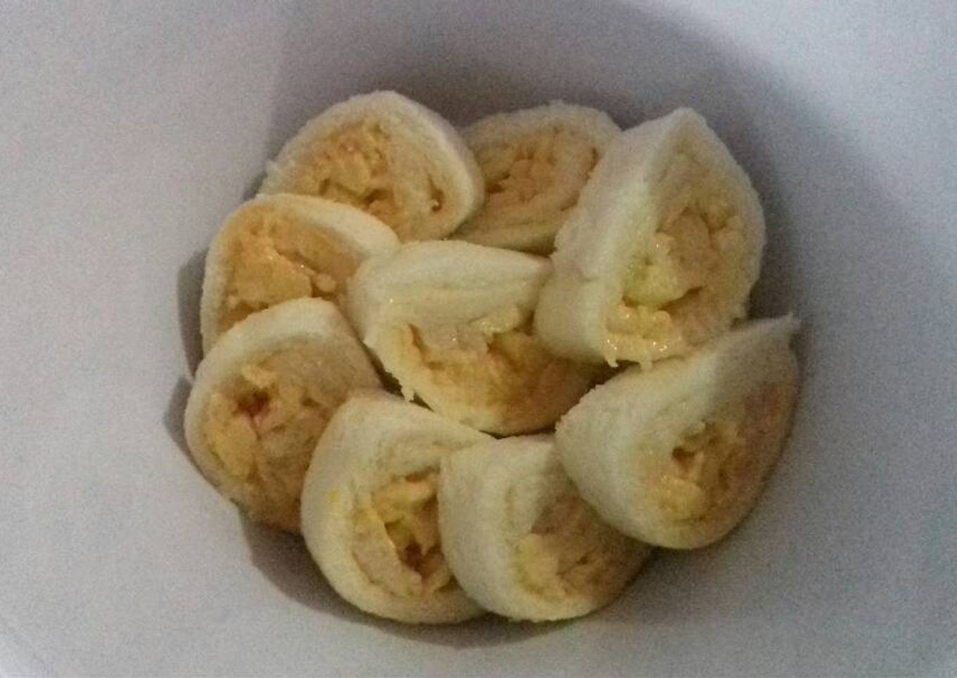 Roti Gulung Telur Orak Arik (MPASI 1y+)