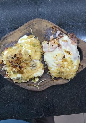 Una foto de Carne dulce (falsa entraña) a la pizza