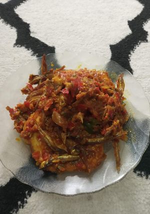 Foto resep Ceplok telor sambal teri