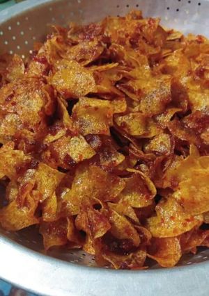 Foto resep Keripik kentang pedas
