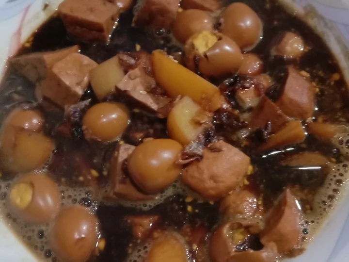 Langkah Mudah untuk Membikin Resep &amp;#34;semur telur puyu kentang tahu&amp;#34;😘👍 yang Bikin Ngiler Anti Ribet, Lezat Sekali