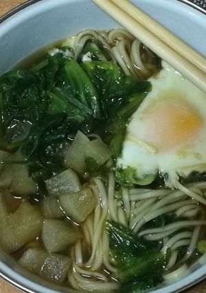 รูปของ บะหมี่น้ำแบบจีนๆ(มังสวิรัติ) - ฉบับเด็กหอ