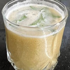 A picture of Musk Melon Juice { Best Out Of Waste }.