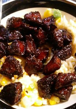 A picture of Sweet & spicey rice bowl for 2.