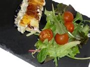 Une photo de tourte fromage