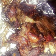 A picture of Roasted mbuzi (choma)#4weekschallenge#.