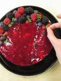 Cheesecake con bayas