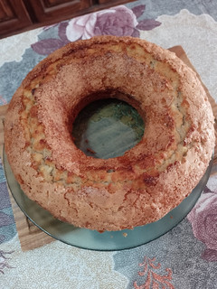 Una foto de Budín de manzana