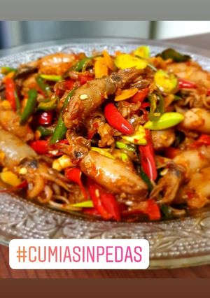 Foto resep Cumi Asin Pedas Nikmat