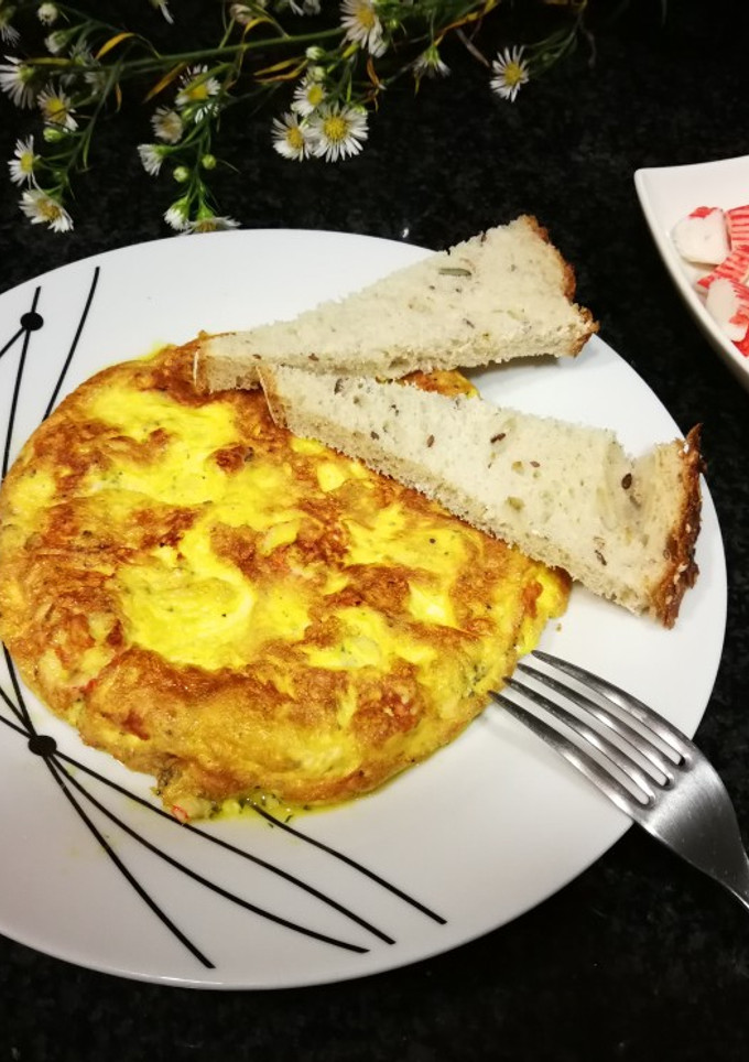 Una foto de Tortilla surimi de océano