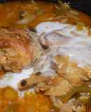 Patas de Pollo con aceite de Dende, arroz y leche de coco !!!